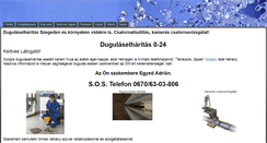 Desktop Screenshot of dugulaselharitasszeged.hu