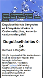 Mobile Screenshot of dugulaselharitasszeged.hu